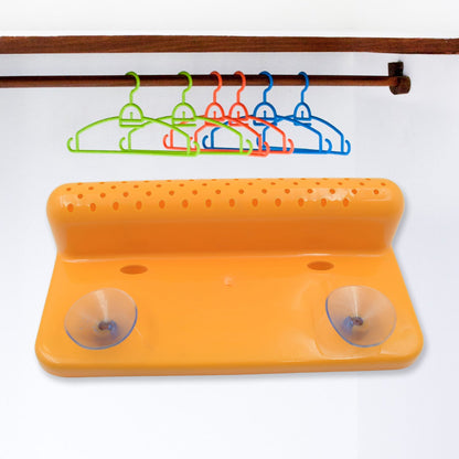 MULTI FUNCTIONAL DRAINER SHELF SINK STORAGE HOLDER Sink Colander Strainer Basket (1 Pc)