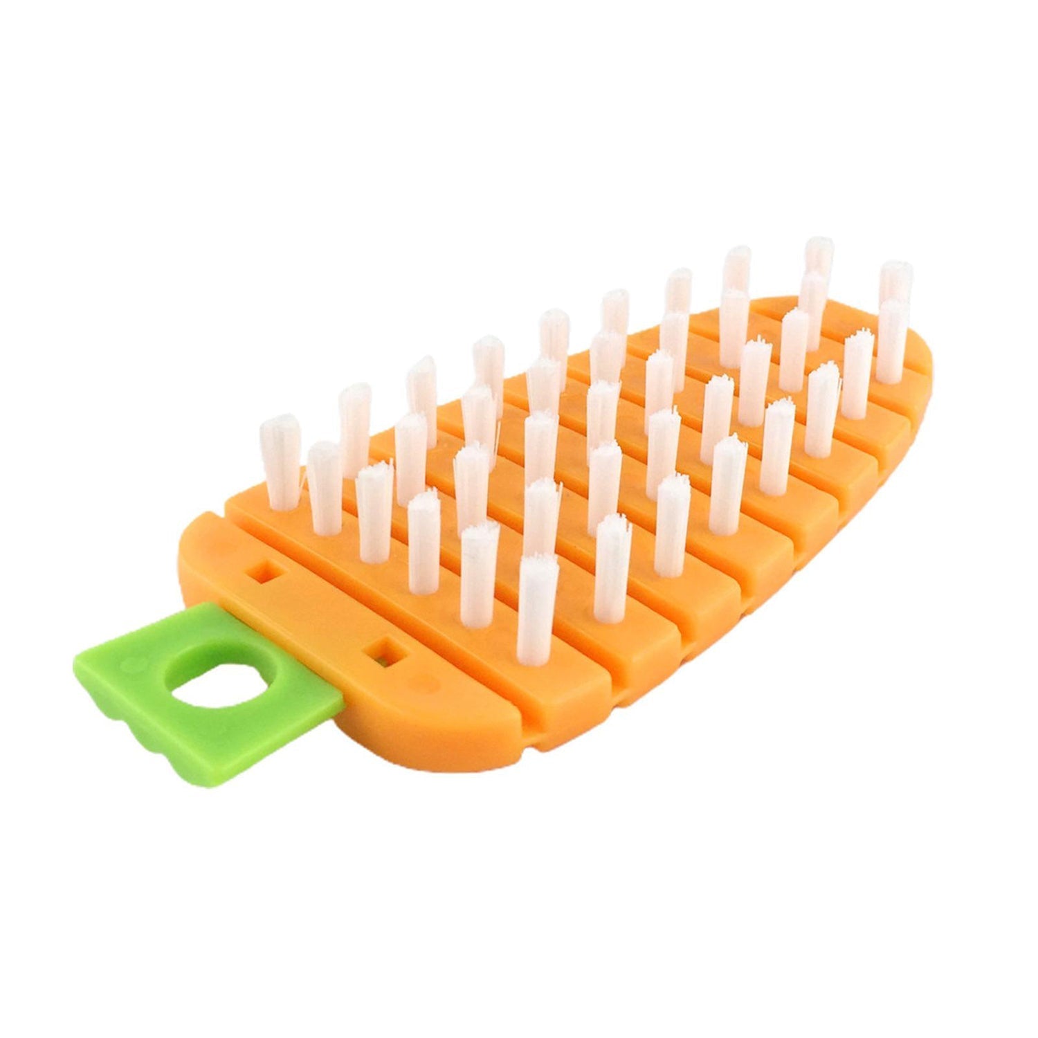 2909 Vegetable Scrubbing Brush, Vegetable Scrubber Non‑Toxic Fruit Brush Carrot Shape Vegetable Brush for Potato for Vegetable 