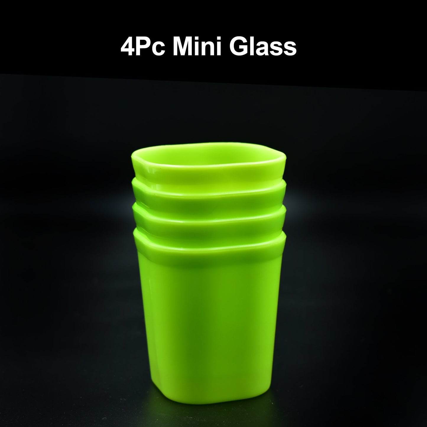 2426 Plastic Drinking Glass Set For Drinking Milk Water Juice (Pack of 4) 