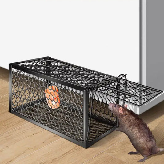 Foldable Mouse Trap Squirrel Trap Small Live Animal Trap Mouse Voles Hamsters Live Cage Rat Mouse Cage Trap for Mice Easy to Catch and Release