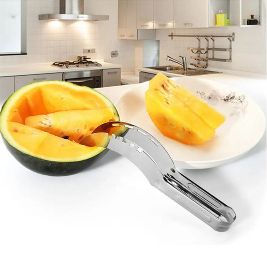 Stainless Steel Watermelon Cantaloupe Slicer Knife, Corer Fruit, Vegetable Tools Kitchen