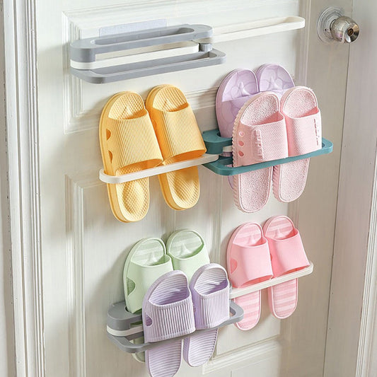 Multifunction Folding Slippers / Shoes Hanger Organizer Rack