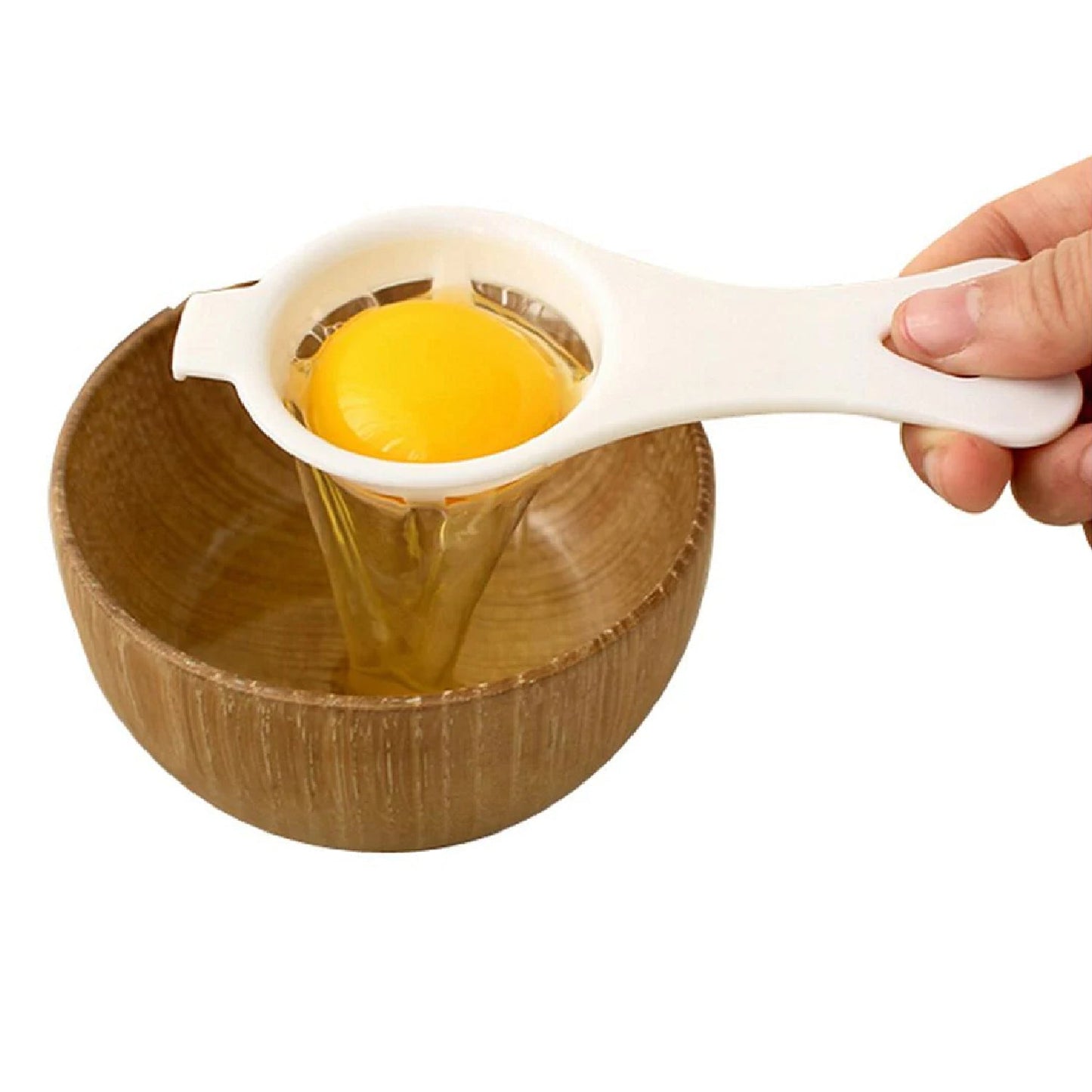 Egg Yolk Separator, Egg White Yolk Filter Separator, Egg Strainer Spoon Filter Egg Divider