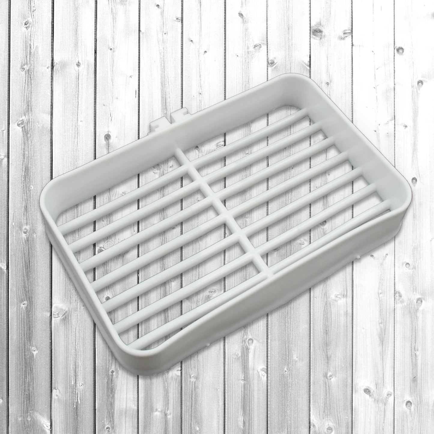 Soap Dish Holder for Bathroom Shower Wall Mounted Self Adhesive Soap Holder Saver Tray-Plastic Sponge Holder for Kitchen Storage Rack Soap Box (Plastic Box)