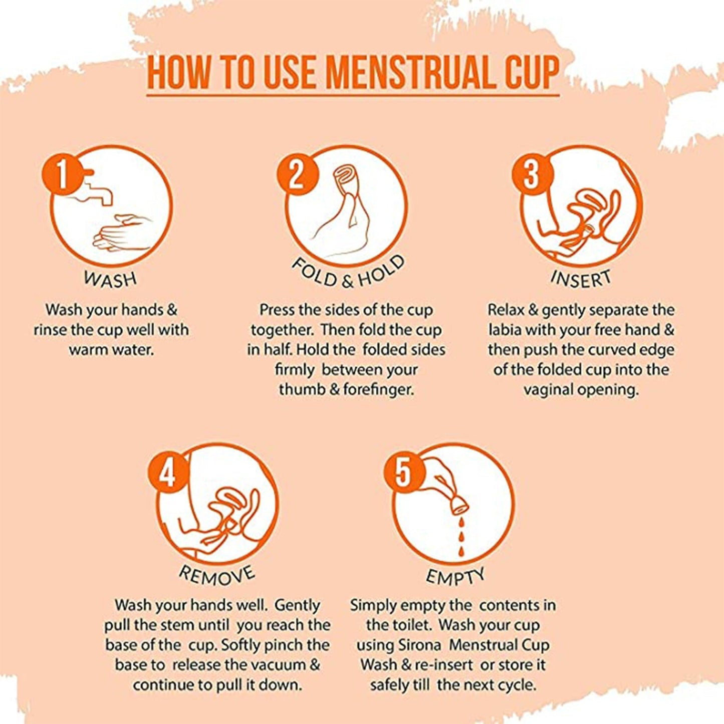 REUSABLE MENSTRUAL CUP USED BY WOMEN AND GIRLS DURING THE TIME OF THEIR MENSTRUAL CYCLE