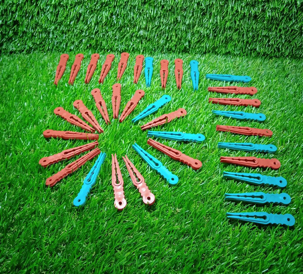 36Pcs MULTIPURPOSE PLASTIC CLOTH HANGING PEGS / CLIPS - 36 PCS